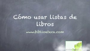 Video de ayuda para usar las listas